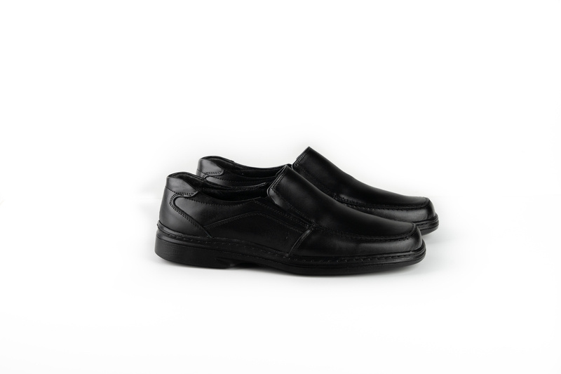 Pantofi Casual Barbati Negru din Piele naturala 1010