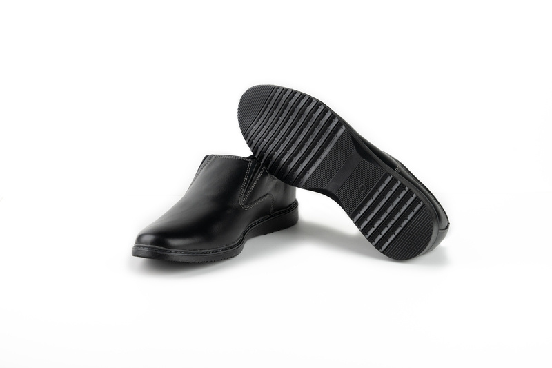 Pantofi Casual Barbati Negru din Piele naturala 1011