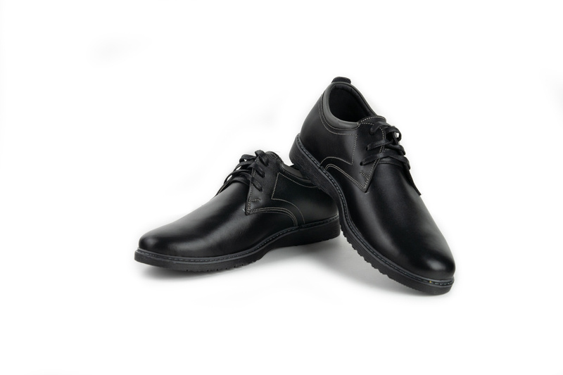 Pantofi Casual Barbati Negru din Piele naturala 1015