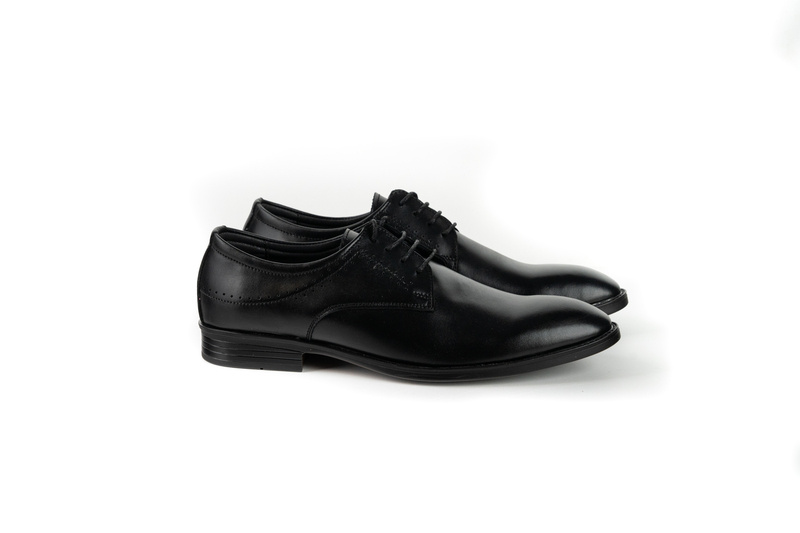 Pantofi Elegant Barbati Negru din Piele naturala 1016