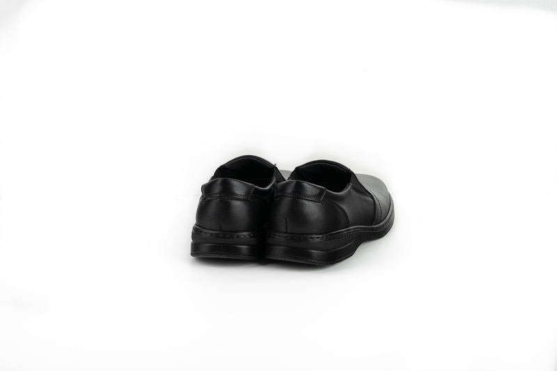 Pantofi Casual Barbati Negru din Piele naturala 1022