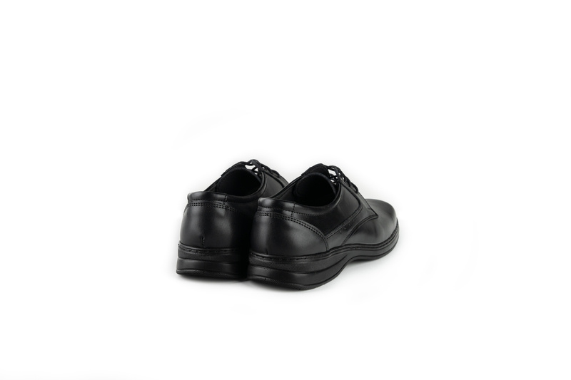 Pantofi Casual Barbati Negru din Piele naturala 1023