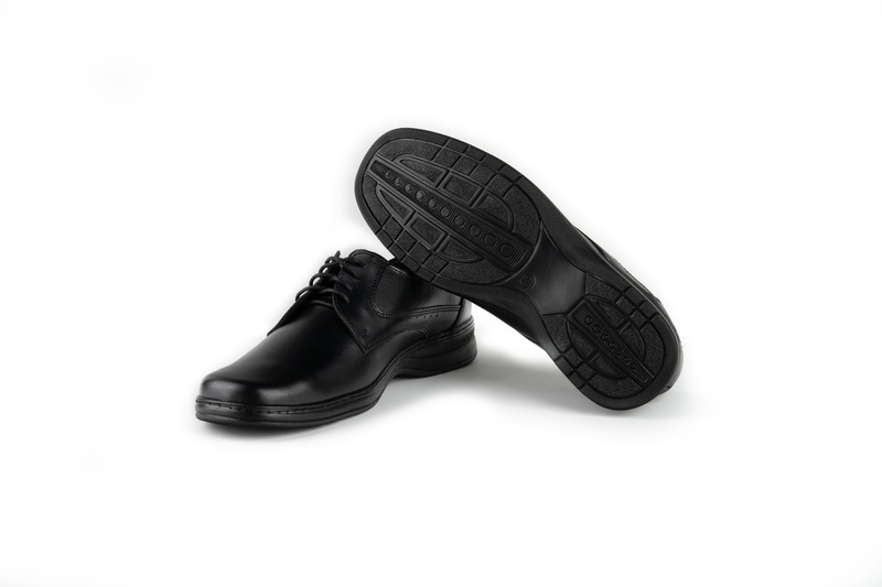 Pantofi Casual Barbati Negru din Piele naturala 1023