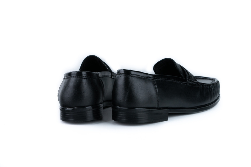 Mocasini Casual Barbati Negru din Piele naturala 1028