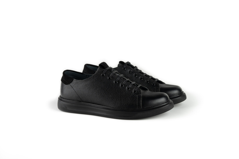 Pantofi Casual Barbati Negru din Piele naturala 1033