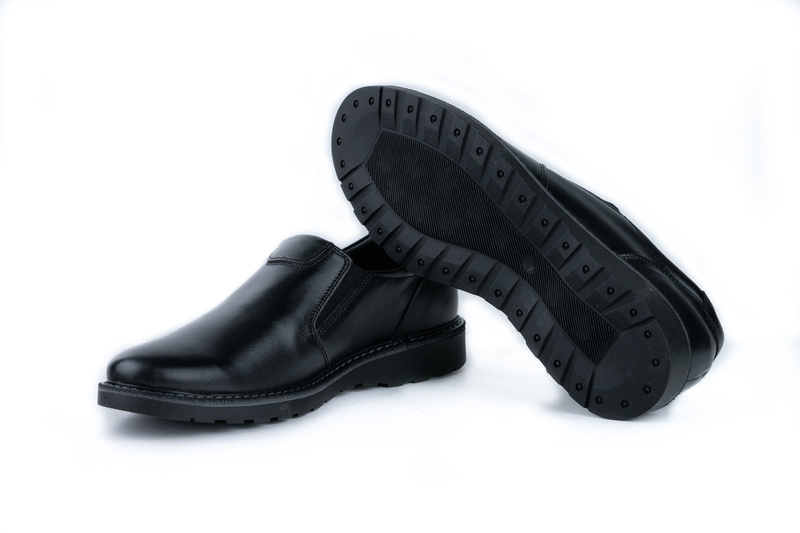 Pantofi Casual Barbati Negru din Piele naturala 1044