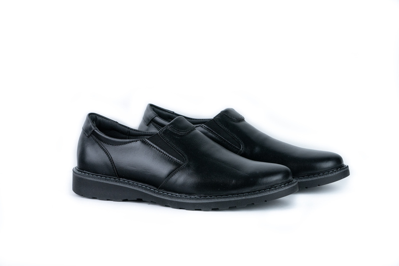 Pantofi Casual Barbati Negru din Piele naturala 1044