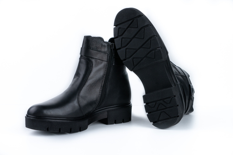 Ghete Casual Dama Negru din Piele naturala 4006