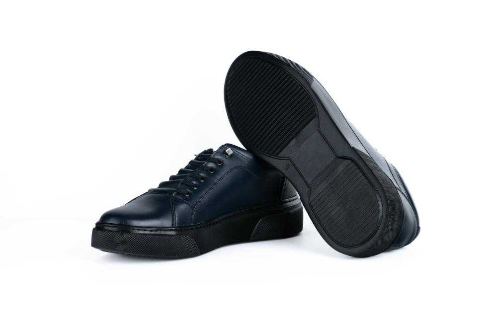Pantofi Casual Bleumarin din Piele Naturala pentru barbati - 1063